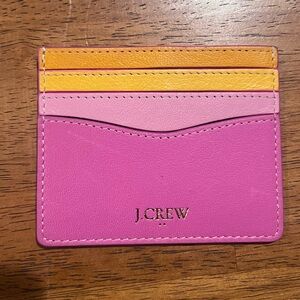 J Crew Factory Wallet Leather card holder! Brand new!!